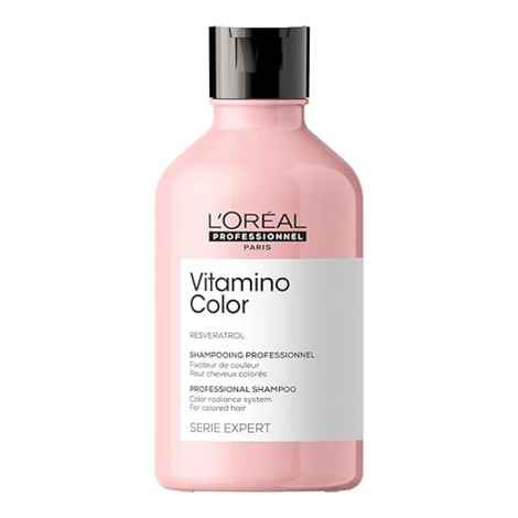 Buy L'Oreal Professionnel Serie Expert Vitamino Shampoo | Protects hair colour from fading & adds shine | With Antioxidant properties (300ml) - Purplle