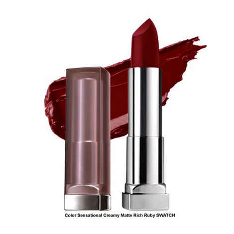 Buy Maybelline New York Color Sensational Creamy Matte Lipstick Rich Ruby (4.2 g) - Purplle