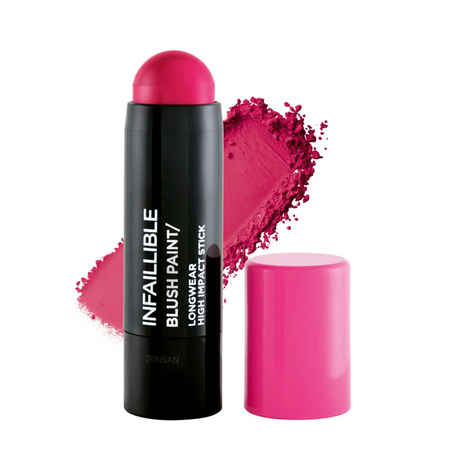 Buy L'Oreal Paris Infallible Chubby Blush Paints 03 Fuchsia Fame (7 g) - Purplle