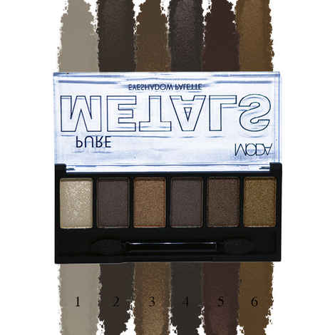 Moda Cosmetics Pure Metals Eyeshadow Palette 22