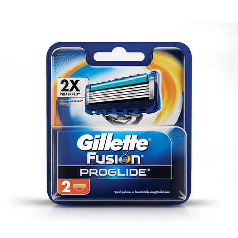 Buy Gillette Fusion Proglide FlexBall Manual Shaving Razor Blades (Cartridge) 2s Pack - Purplle