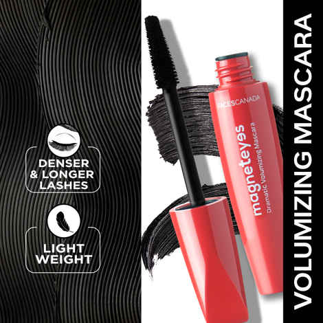 Faces Canada Magnet Eyes Dramatic Volumizing Mascara | Intense Black | Easy Wash |Thick Bold Lashes | Long Lasting | Smudge Proof 9.5 ml