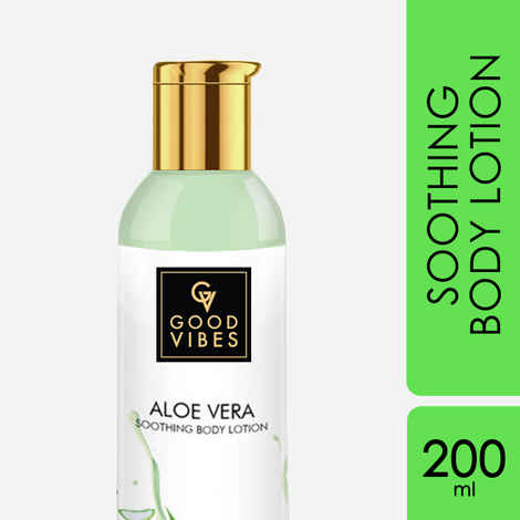 Buy Good Vibes Soothing Body Lotion -Aloe Vera (200 ml) - Purplle