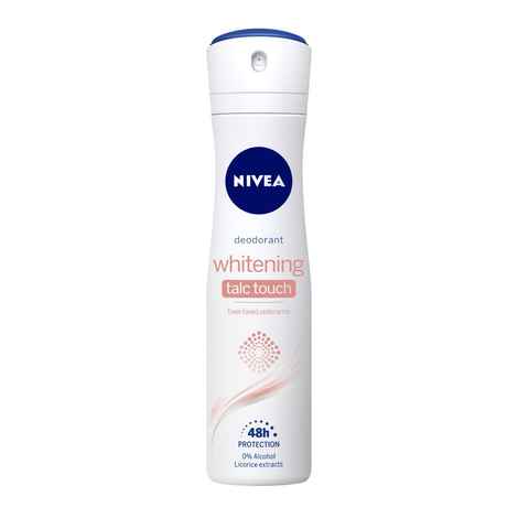 Buy NIVEA Deodorant Whitening Talc Touch Women 150ml - Purplle