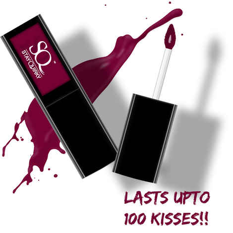 Buy Stay Quirky Liquid Lipstick |Transferproof| Long Lasting| Smudgeproof| Highly Pigmented| Vegan|Purple - You're My Girl Crush 9 (4.5 ml) - Purplle