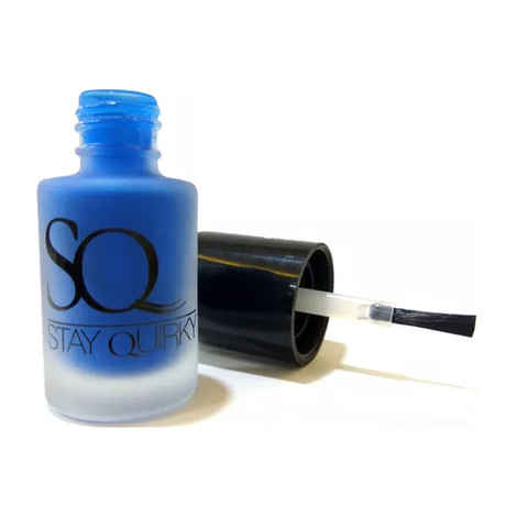 Buy Stay Quirky Nail Polish, Matte Effect, Blue - Matt-sapp Messenger 1021 (6 ml) - Purplle