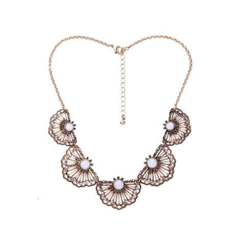Buy Bling Bag Vintage Copper Flower Necklace - Purplle