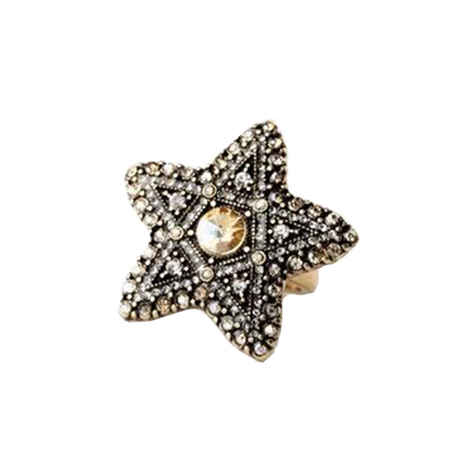 Buy Bling Bag Crystal Cocktail Star Ring - Purplle