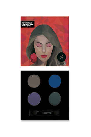Buy SUGAR Cosmetics Blend The Rules Eyeshadow Quad - 09 Diamonds - Purplle