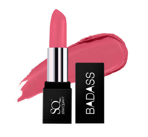 Stay Quirky Lipstick, Soft Matte, Pink, Badass - Lust Is Contagious 47