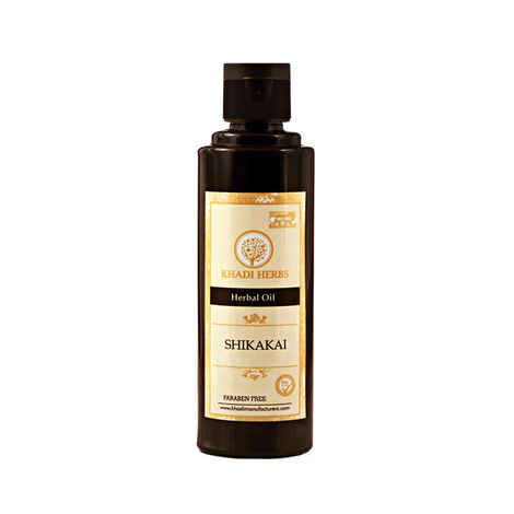 Buy Khadi Herbs Shikakai Hair Oil (210 ml) - Purplle