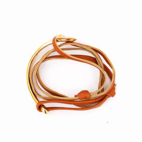 Buy Joker & Witch Brown Anchor Wrap Bracelet - Purplle