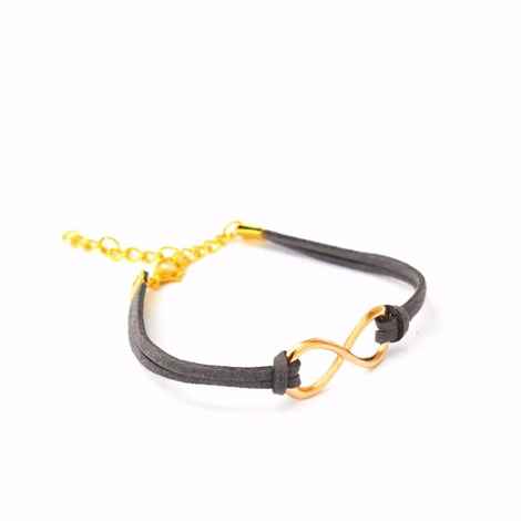 Buy Joker & Witch Grey Infinity Bracelet - Purplle