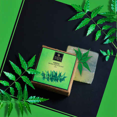 Good Vibes Natural Hand Made Soap - Neem (100 gm)