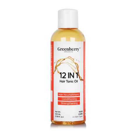 Greenberry Organics 12 In 1 Hair Tonic Oil For Nourishment, Conditioning & Strengthening (100 ml)