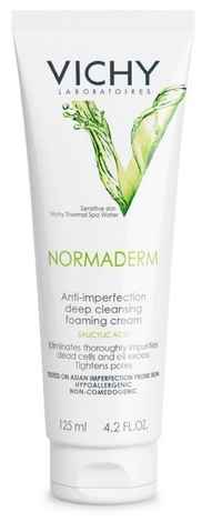 Buy Vichy Normaderm Deep Cleansing Foaming Cream (125 ml) - Purplle