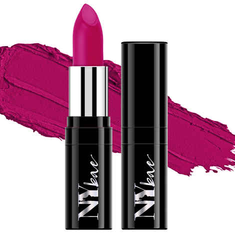 Buy NY Bae Creamy Matte Lipstick - Manhattan Maiden 12 (4.2 g) | Pink | Creamy Matte Finish | Rich Colour Payoff | Full Coverage | Smooth Application | Transfer Resistant | Long lasting | Vegan | Cruelty & Paraben Free - Purplle