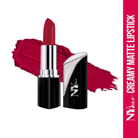 Buy NY Bae Creamy Matte Lipstick | Transfer Resistant | Highly Pigmented- Statue Of Link Ups 27 - Purplle