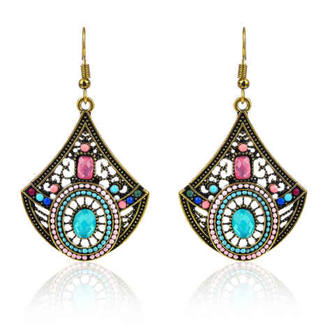 Buy Crunchy Fashion Bohemian Beaded Beauty Earrings - Purplle