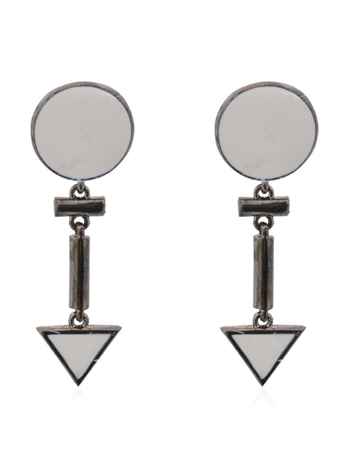 Buy Crunchy Fashion Bright Creamy Decadic Earrings - Purplle