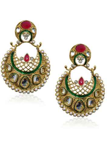 Buy Royal Bling Fresh Mellow Yellow Wine Earring - Purplle