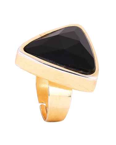 Buy Crunchy Fashion Geometric Triangular Shape Ring - Purplle