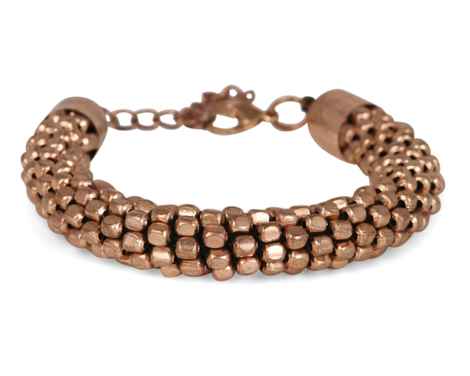 Buy Crunchy Fashion Glamarous Golden Beads Bracelet - Purplle