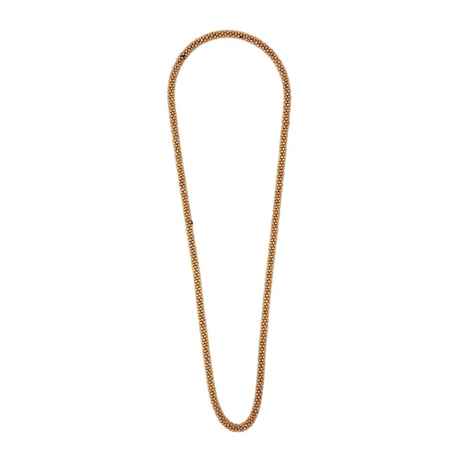 Buy Crunchy Fashion Golden Beads Long Necklace Online Purplle