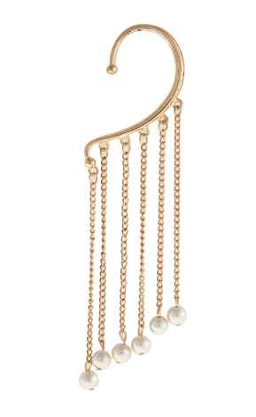 Buy Crunchy Fashion Pearl Drop Ear Cuff - Purplle