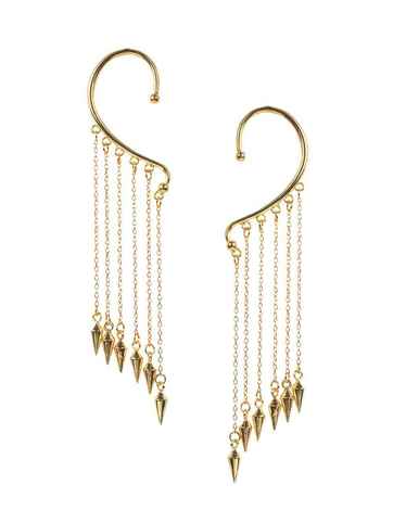 Crunchy Fashion Spike Ear Cuff Pair