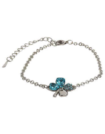 Buy Crunchy Fashion Style Diva Clover Bracelet - Purplle