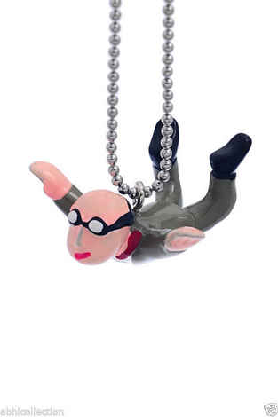 Buy Lishmark 1Pc Creative Cleavage Diver Professor Jumper Pendant With Chain Necklace 50Cm - Purplle