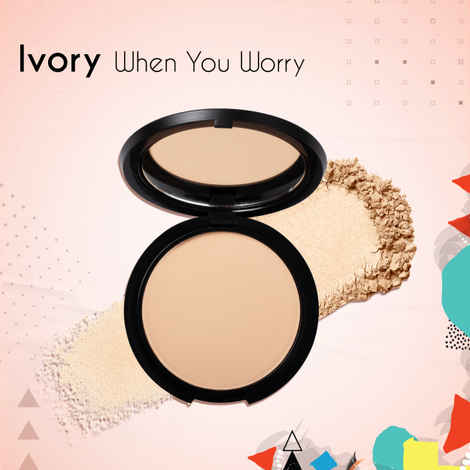 Stay Quirky Compact Powder For Fair Skin| Long Lasting| UV Rays Protection| Lightweight| Vegan| Paraben Free - Ivory When You Worry 1