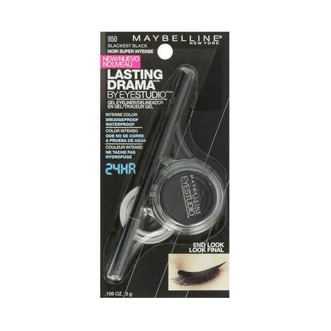 Buy Maybelline New York Lasting Drama Gel Liner Black (3 g) - Purplle