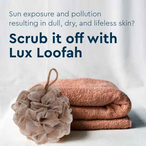 Buy GUBB Luxe Sponge Round Loofah, Bathing Scrubber for Body - Pebble - Purplle