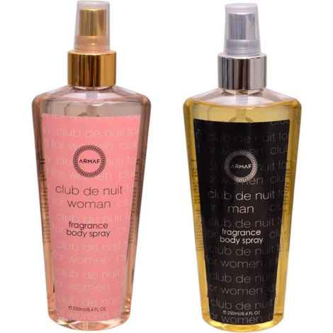 Armaf 1 Club De Nuit Women::1 Club De Nuit Men Body Mist - For Men & Women  (500 Ml, Pack Of 2)