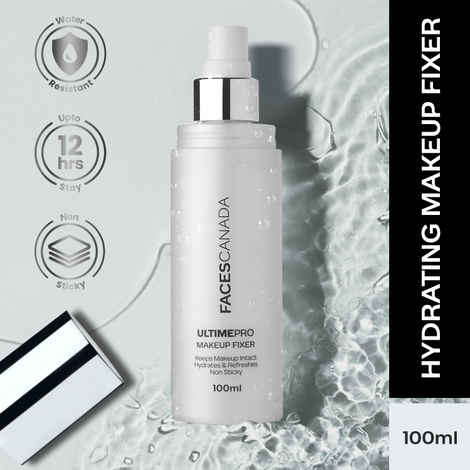Buy FACES CANADA Ultime Pro Makeup Fixer, 100 ml | Long Lasting Makeup Setting Spray | Keeps Makeup Intact | Hydrates, Soothes & Refreshes Skin - Purplle