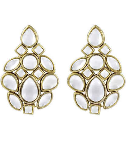 Buy Karatcart Dazzling Kundan Dangle Earrings for Women - Purplle