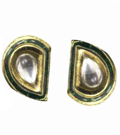 Buy Karatcart Meenakari Kundan Stud Earrings for Women - Purplle