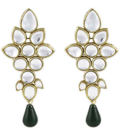 Buy Karatcart Aera Kundan Dangle Earrings for Women - Purplle