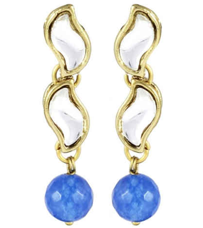 Buy Karatcart Metal Dangle & Drop Earring For Women (Blu - Purplle