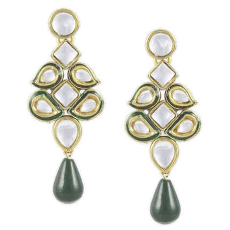 Buy Karatcart 24K GoldPlated Ethnic Kundan Earings for Wo - Purplle