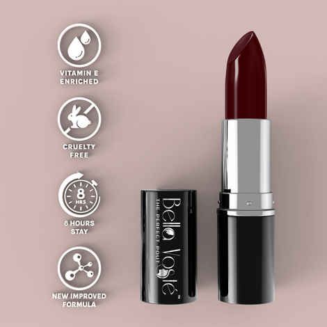Buy Bella Voste Sheer Creme Lust Lipstick Ace Chase (4.2 gm) I Satin Finish IA Cruelty Free I Long Lasting ImprovedA Formula I One Stroke Aplication I Highly Pi gmented - Purplle