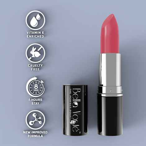 Buy Bella Voste Sheer Creme Lust Lipstick Love It ! 14 (4.2 gm) I Matte Finish I Cruelty Free IA Long Lasting Improved Formula I One Stroke Aplication I Highly Pi gmented - Purplle