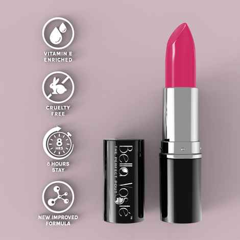 Buy Bella Voste Sheer Creme Lust Lipstick Candy Rich 19 (4.2 gm) I Satin Finish I Cruelty Free IA Long Lasting Improved Formula I One Stroke Aplication I Highly Pi gmented - Purplle