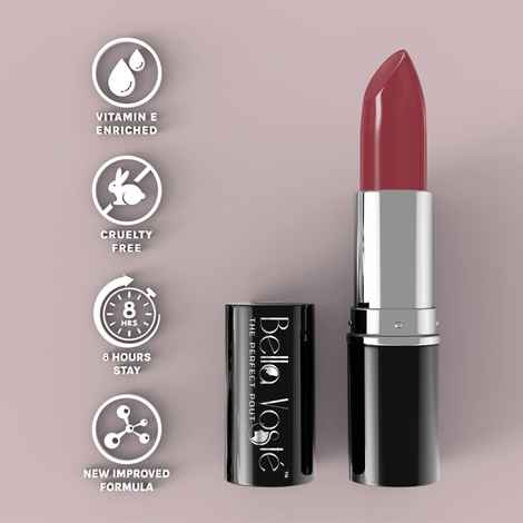 Buy Bella Voste Sheer Creme Lust Lipstick Nude Tease (4.2 gm) I Satin Finish I Cruelty Free I Enriched with Vitamin E I Long Lasting Improved Formula I One Stroke Aplication I Highly Pi gmented - Purplle
