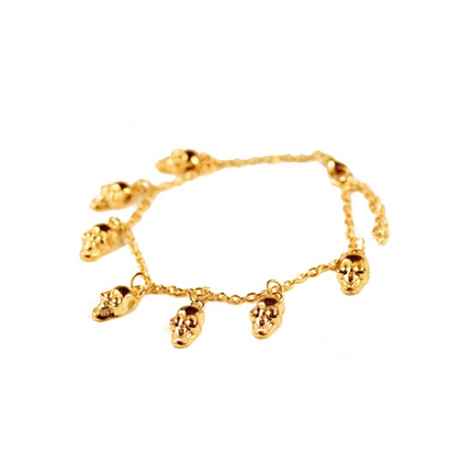 Buy Femnmas Skull Anklet - Purplle
