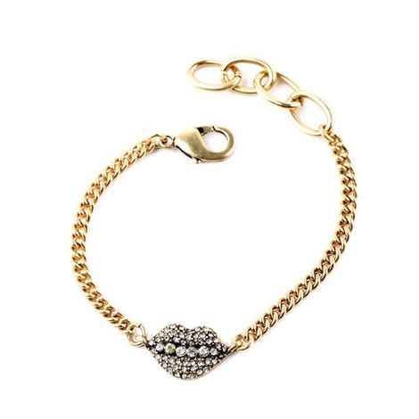 Buy Femnmas Femluxe Vintage Lip Charm Bracelet - Purplle