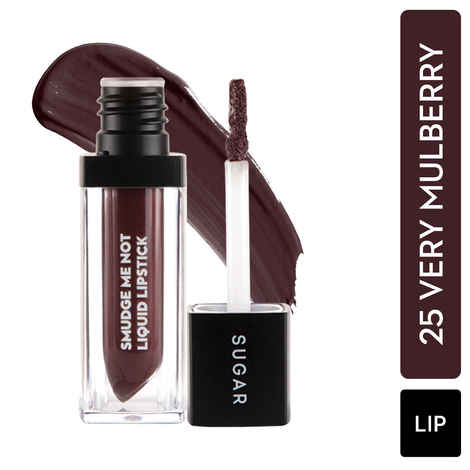 Buy SUGAR Cosmetics Smudge Me Not Liquid Lipsticks for Women | Transferproof & Waterproof | Lasts 12+ Hours | Matte Lipstick | 4.5ml - 27 Brown Crown (Plum Brown) - Purplle