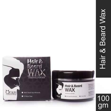 Buy Qraa Styling Hair & Beard Gel Wax (100 g) - Purplle